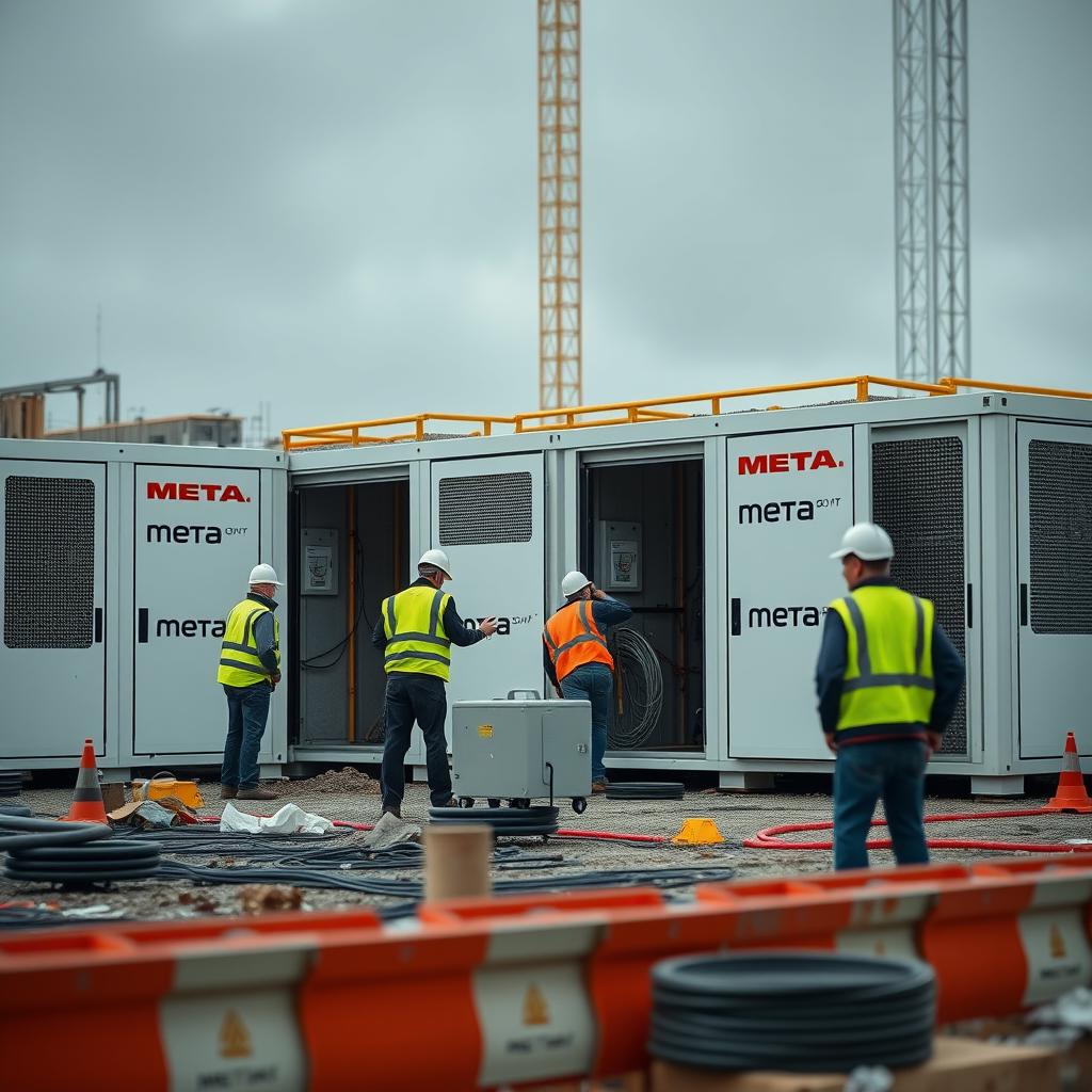 Meta geçici veri merkezleri, Meta Hyperion veri merkezi, geçici veri merkezi çözümleri, hızlı data center kurulumu, Meta yapay zeka altyapısı, Meta AI yatırımları